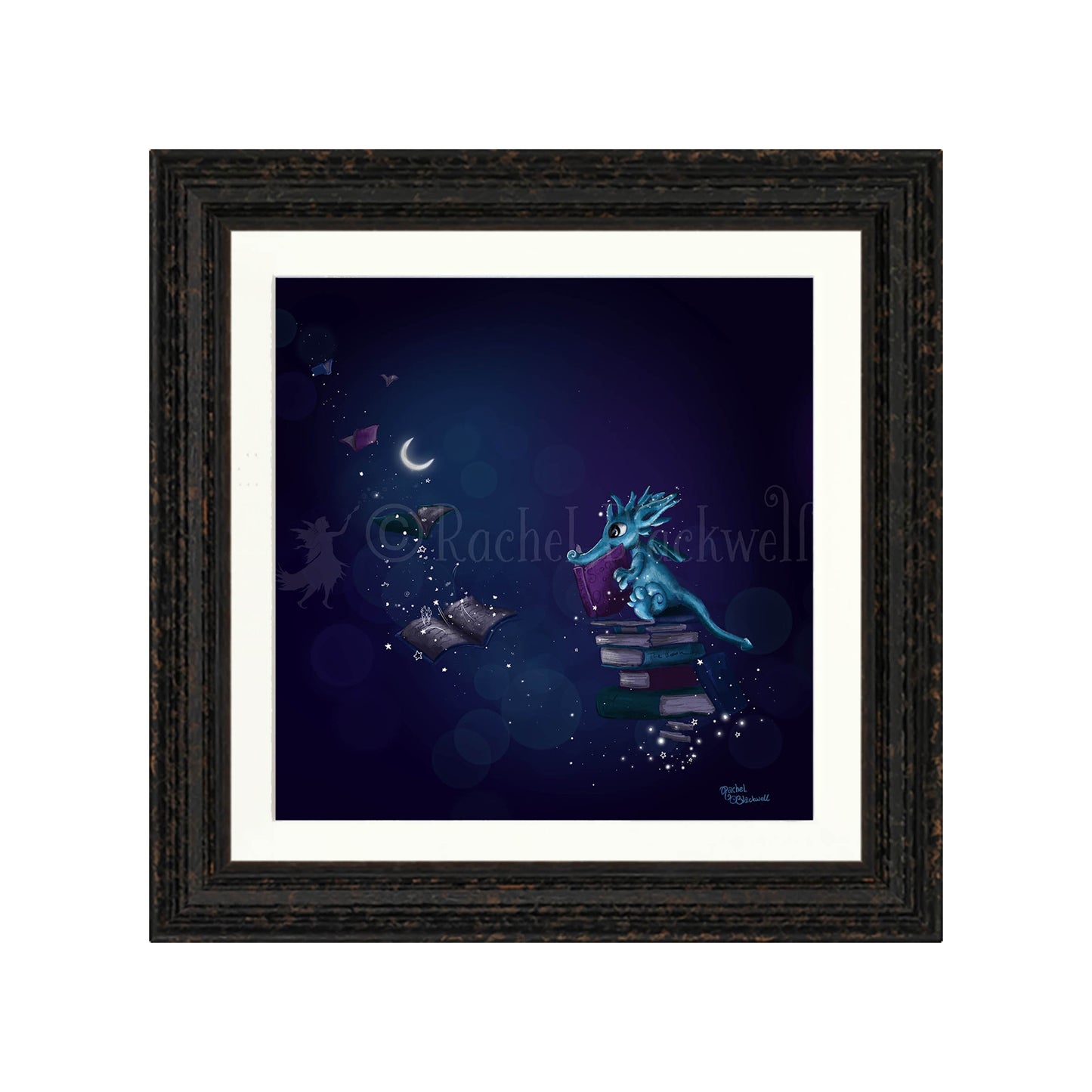 A Bookworm -Giclee Print