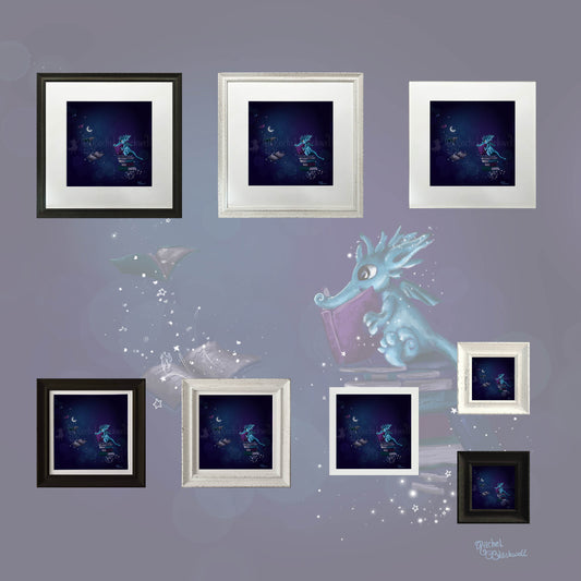 A Bookworm -Giclee Print