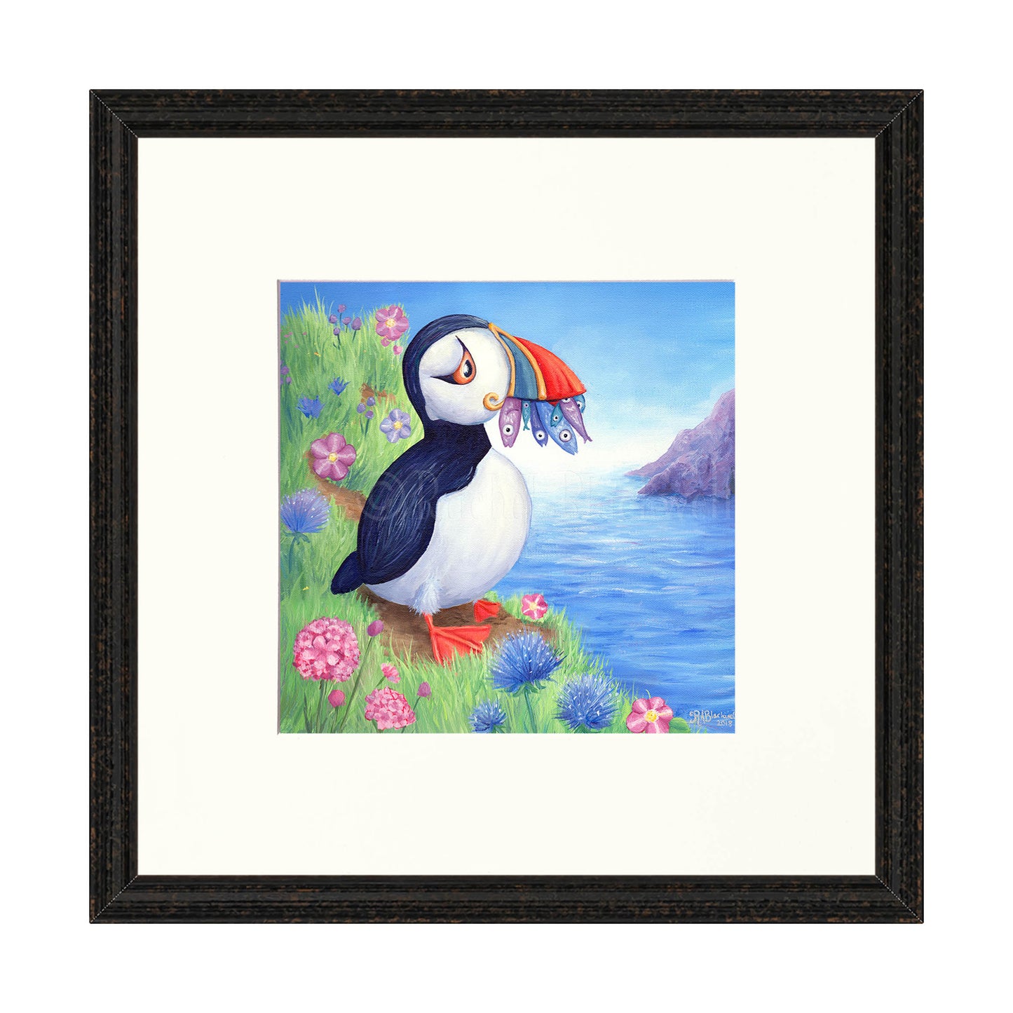 A Puffin's Picnic -Giclee Print