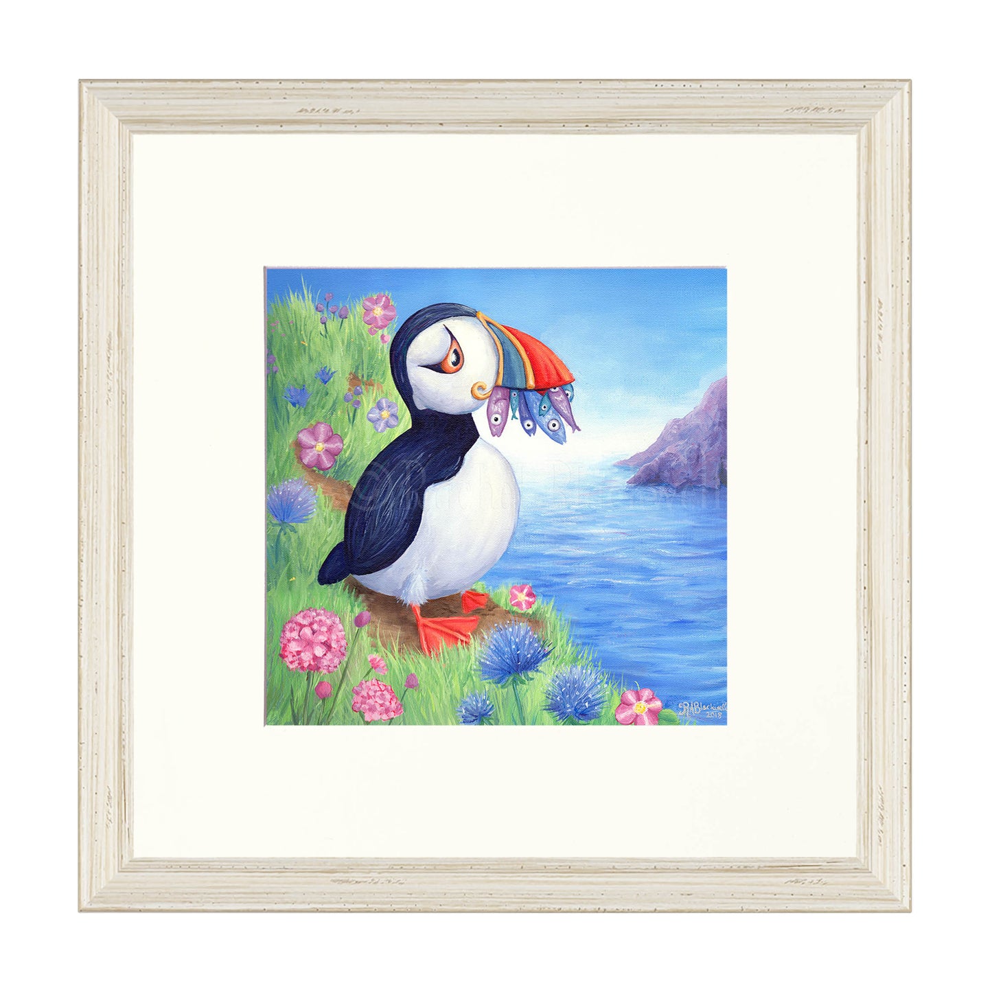 A Puffin's Picnic -Giclee Print