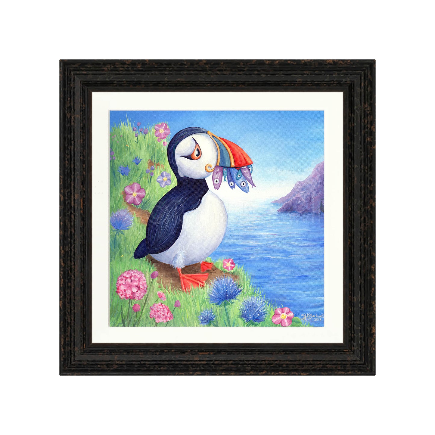 A Puffin's Picnic -Giclee Print