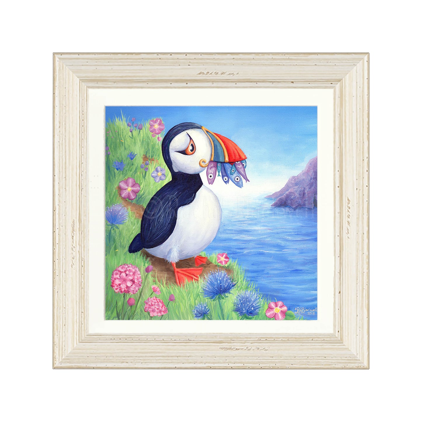 A Puffin's Picnic -Giclee Print