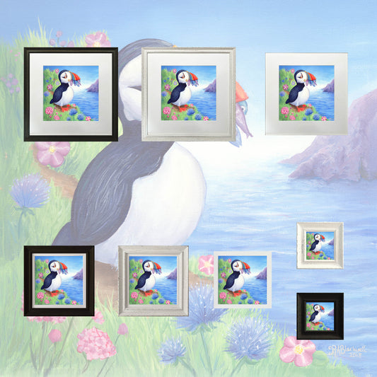 A Puffin's Picnic -Giclee Print