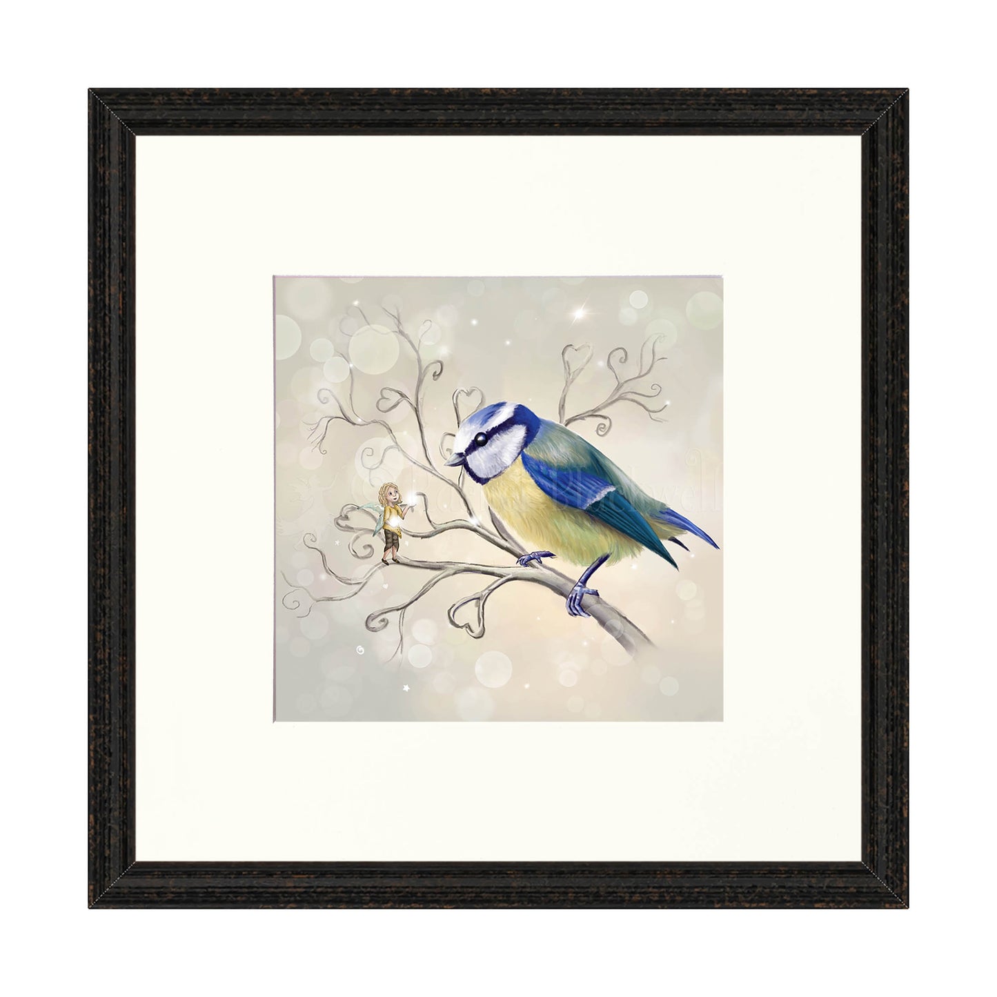 Blue Tit - The Messenger -Giclee Print