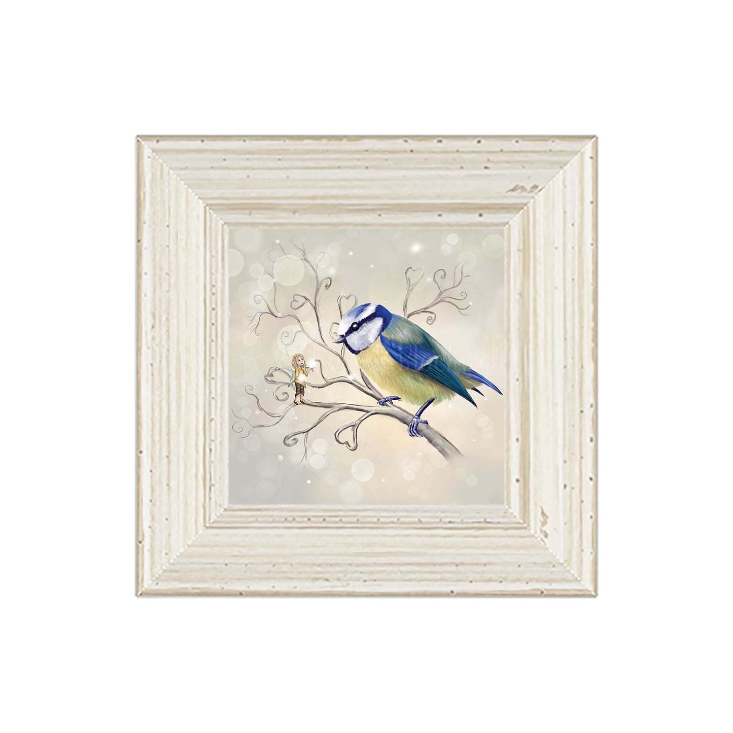 Blue Tit - The Messenger -Small Giclee