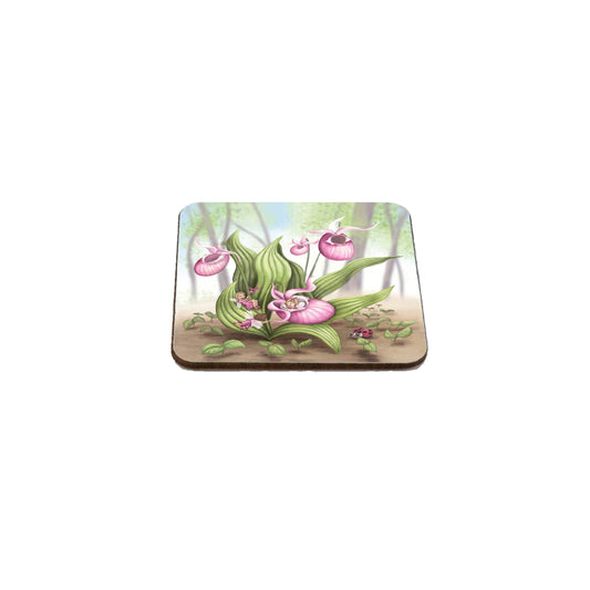 Coasters - Slipper Orchid Fairies