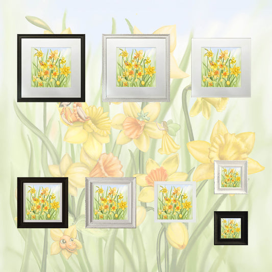 Dancing Daffodils -Giclee Print