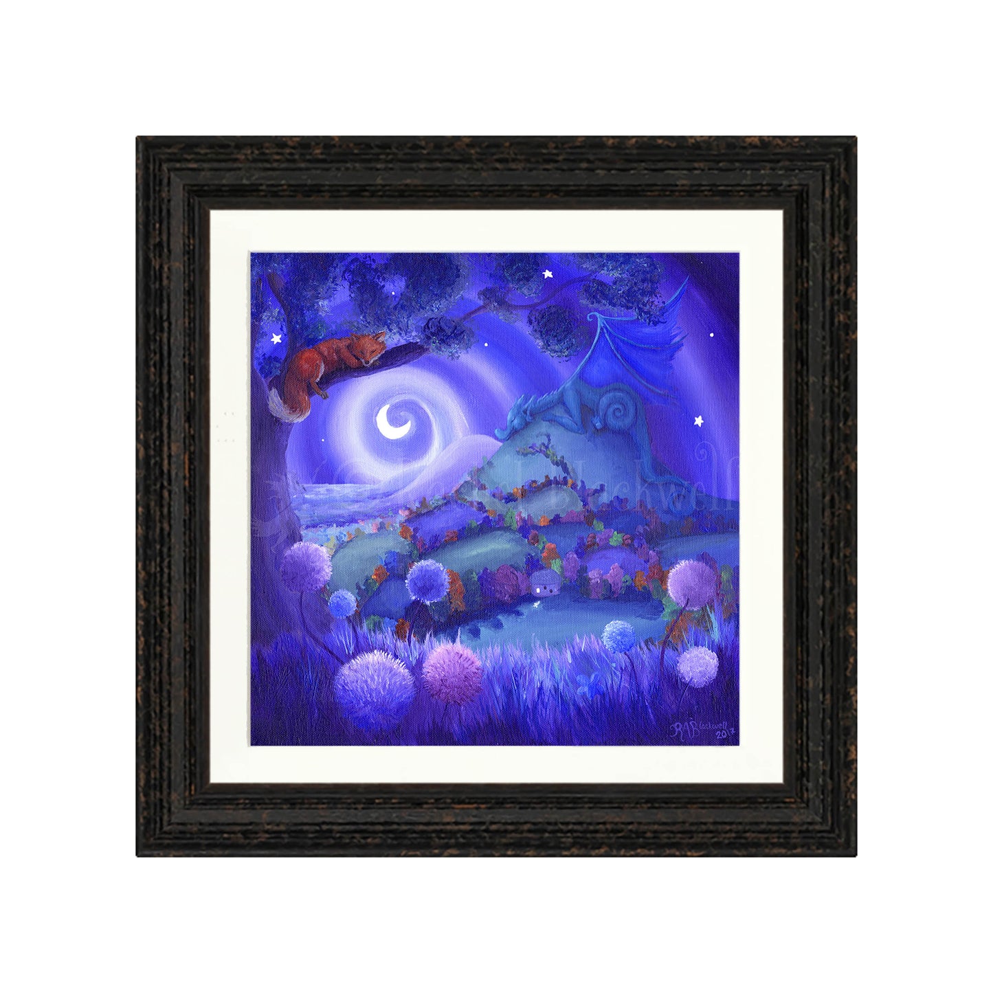 Dragon Night -Giclee Print