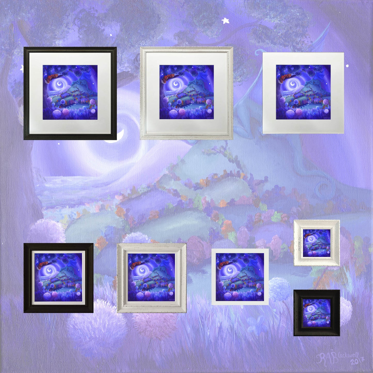 Dragon Night -Small Giclee