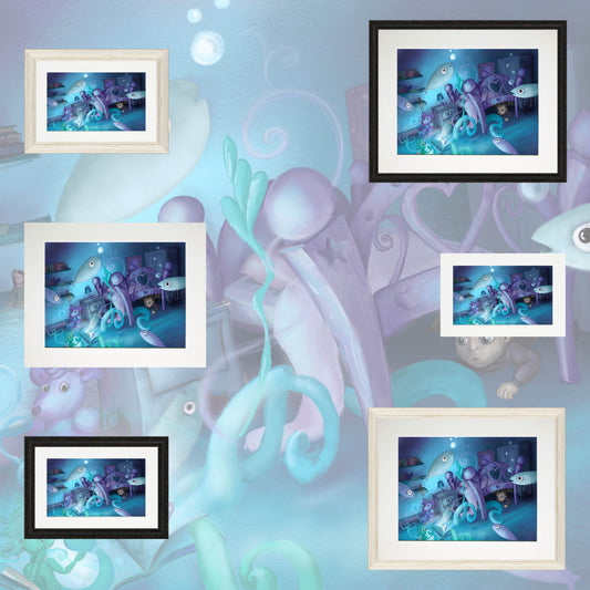Dreaming Under the Sea -Giclee Print