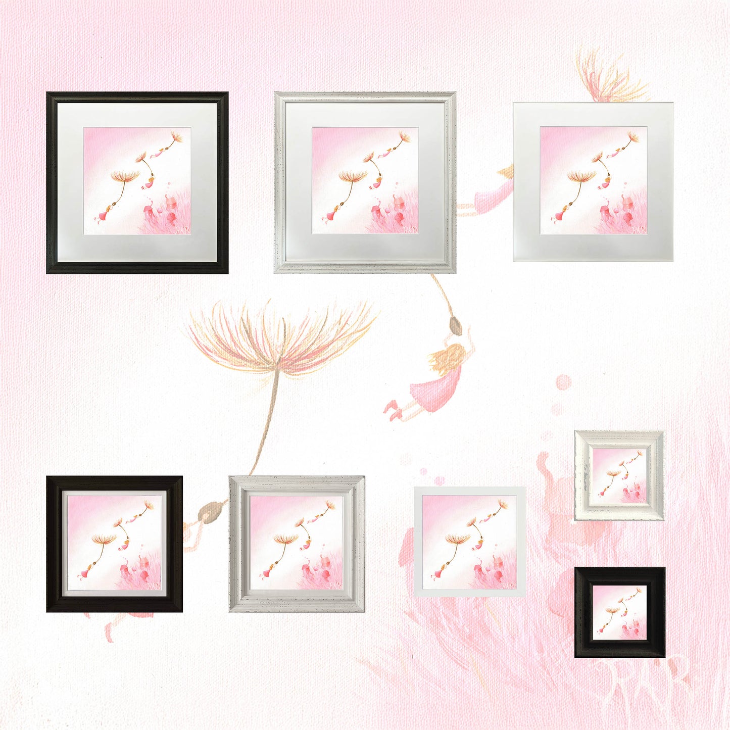 Floating Away to Fairyland -Small Giclee