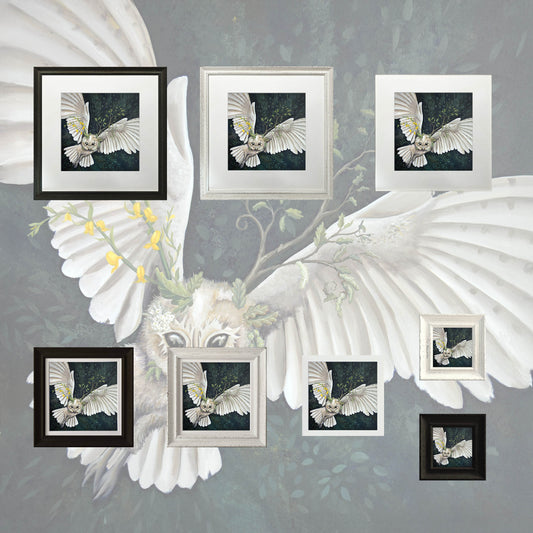 Flower Face -Giclee Print