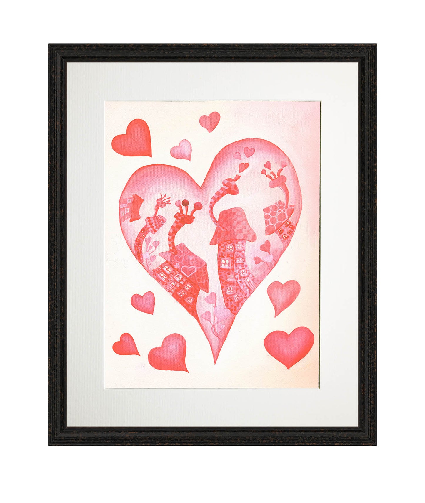Heart Shaped Home -Giclee Print