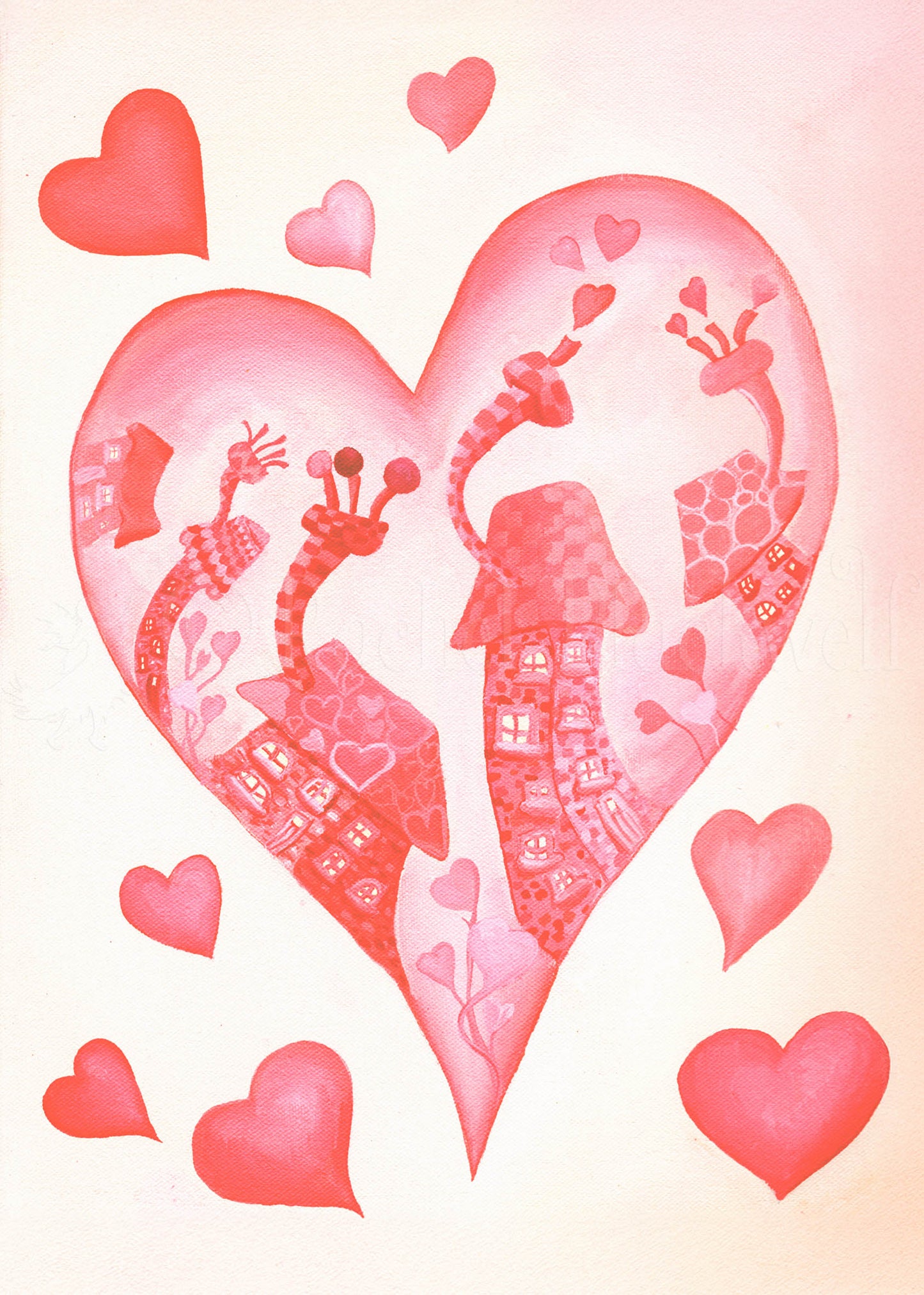 Heart Shaped Home -Giclee Print