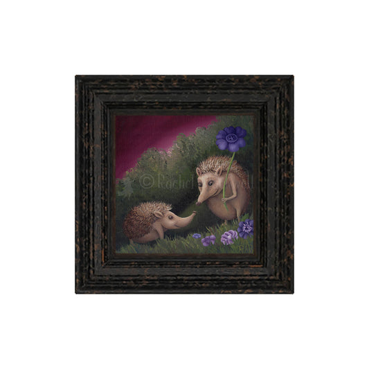 Hedgehogs -Small Giclee