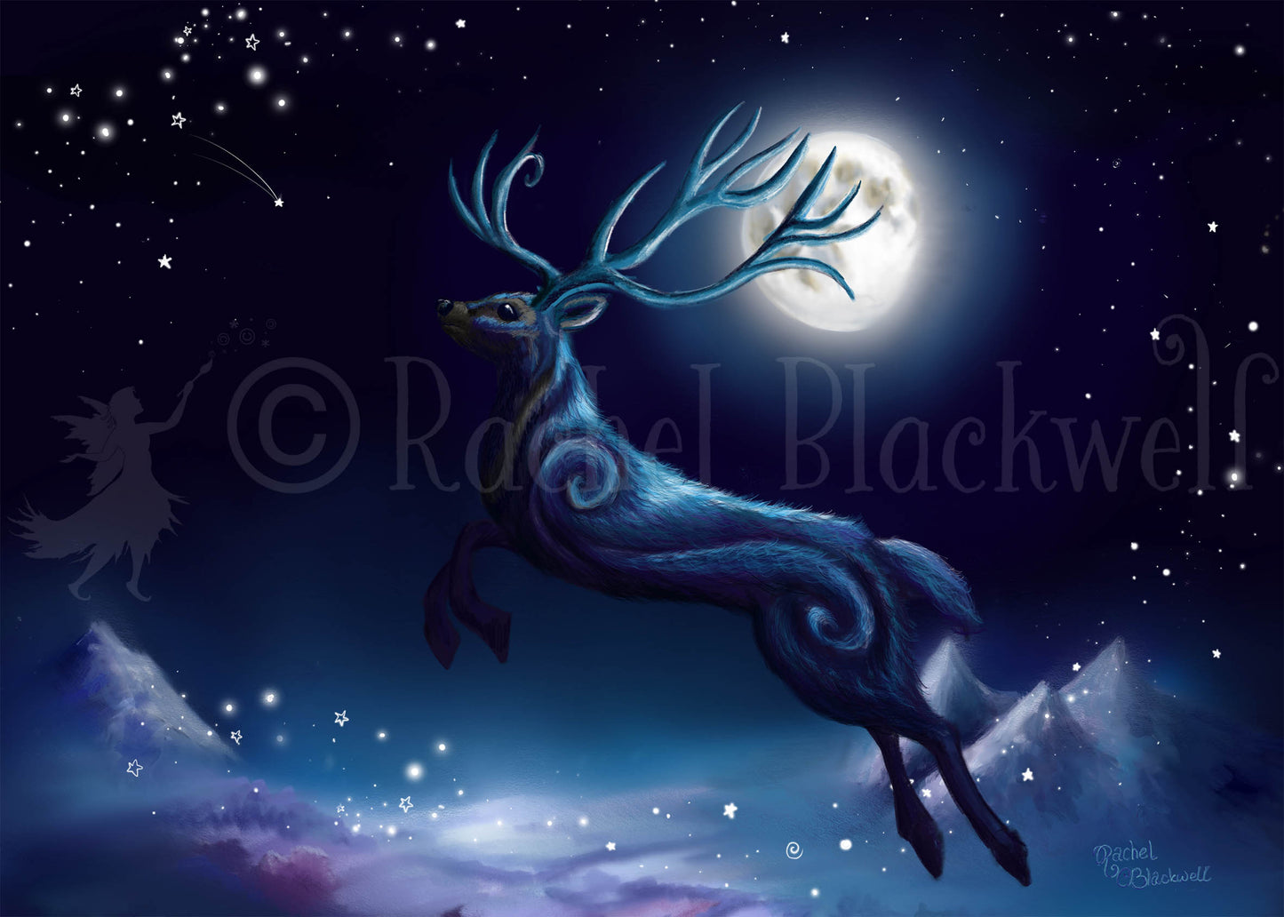 In The Night He Takes Flight -Giclee Print
