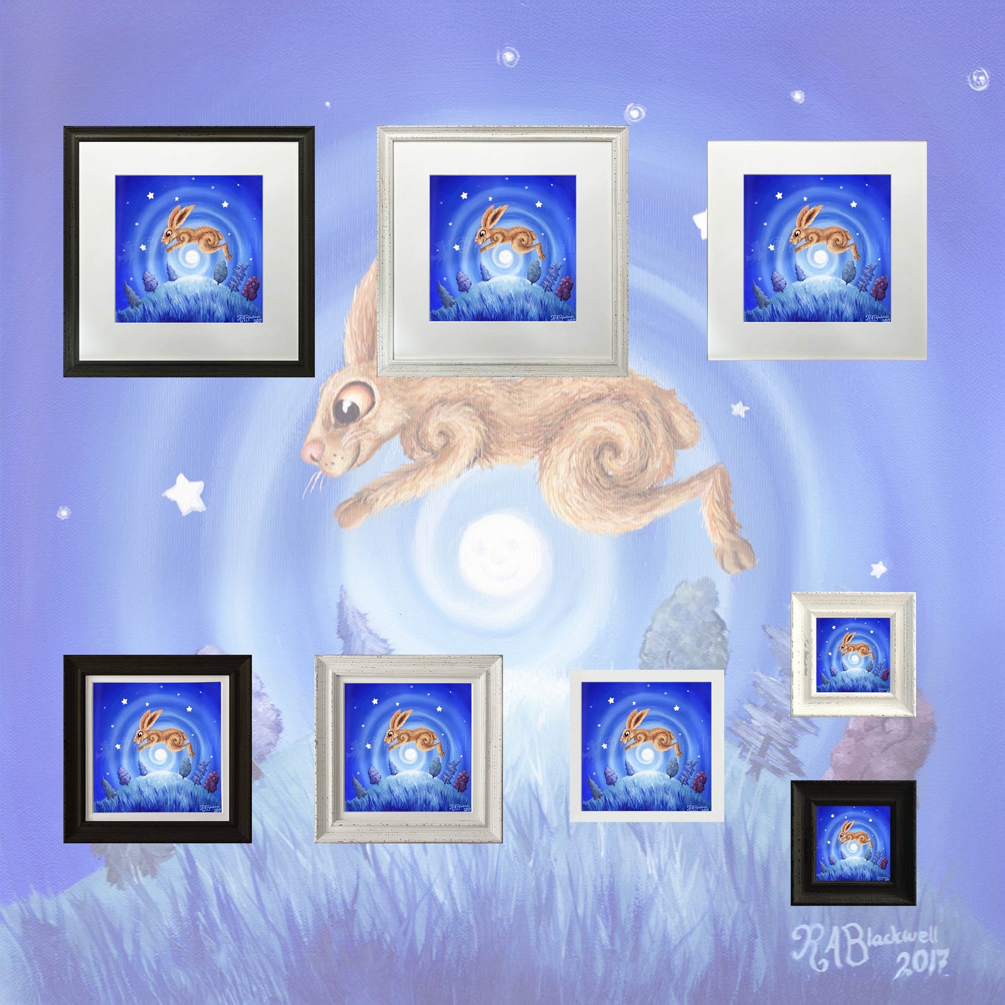 Leaping -Small Giclee