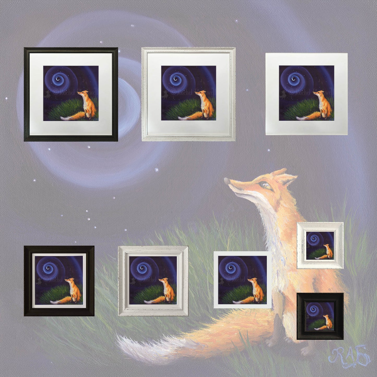 Moon Fox -Small Giclee