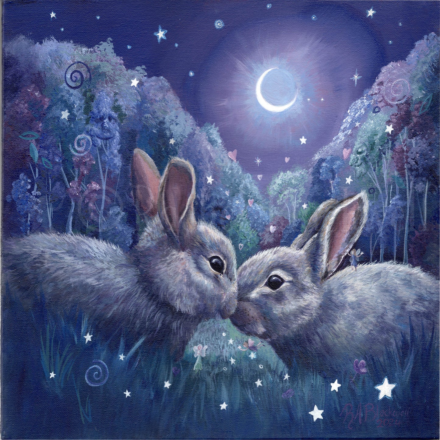 Moonlight Whispers -Giclee Print