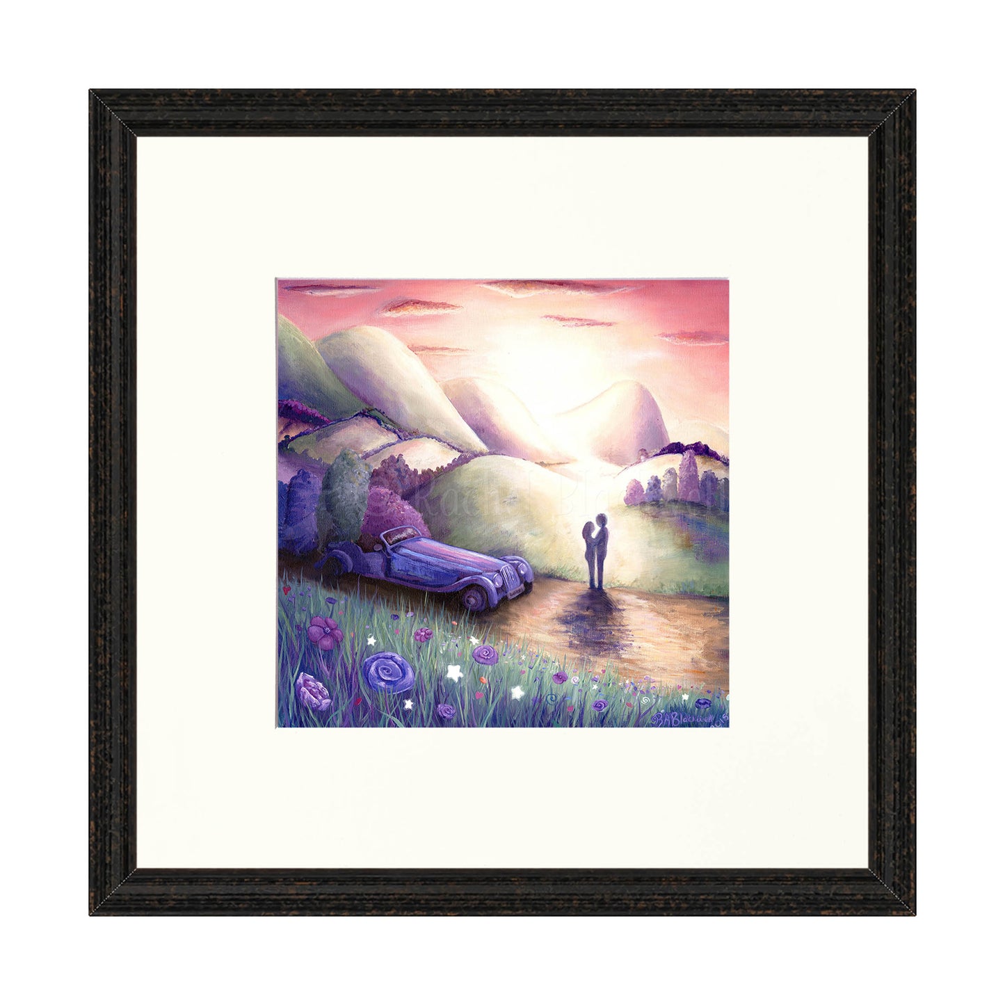 On the Road to Romance -Giclee Print