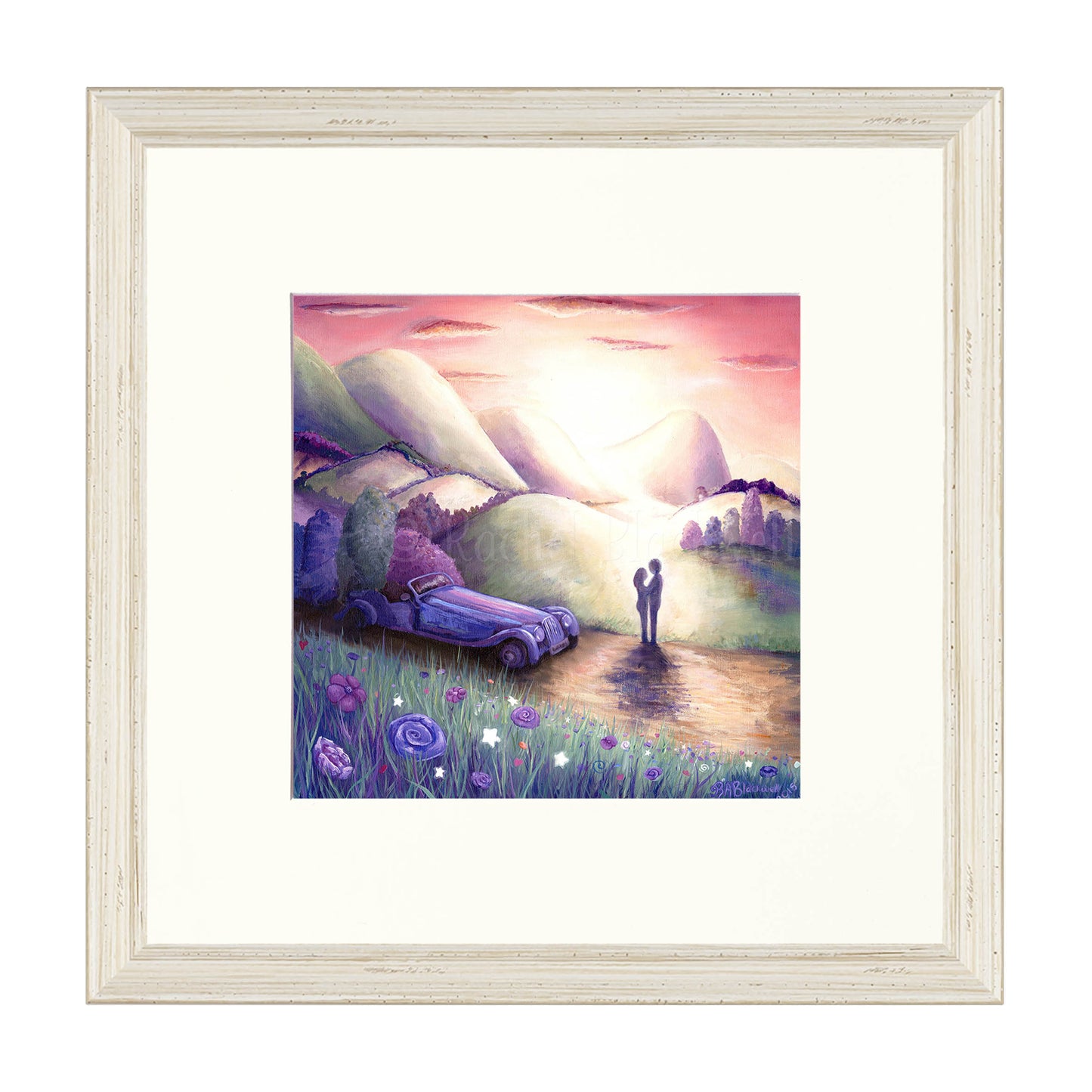 On the Road to Romance -Giclee Print