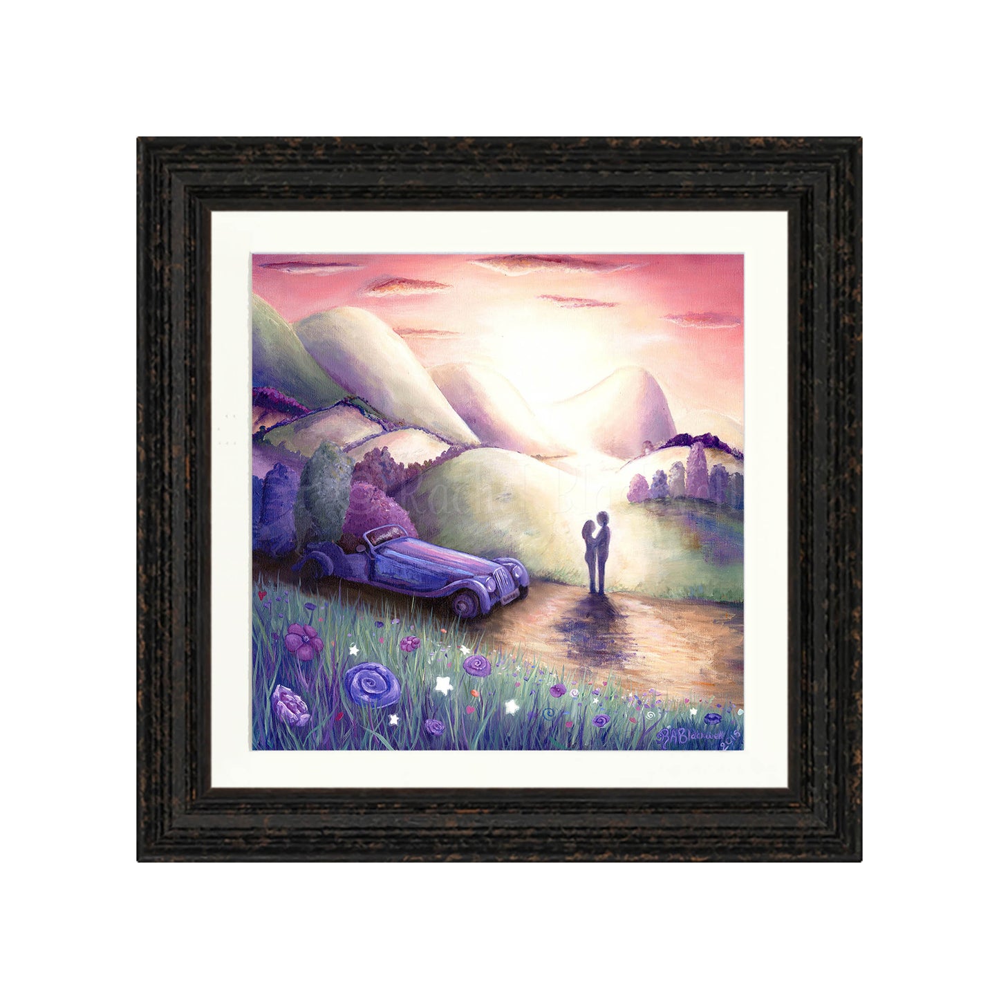 On the Road to Romance -Giclee Print