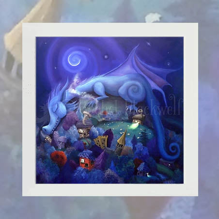 Sleepy Dragon - Unsigned Giclee Mount