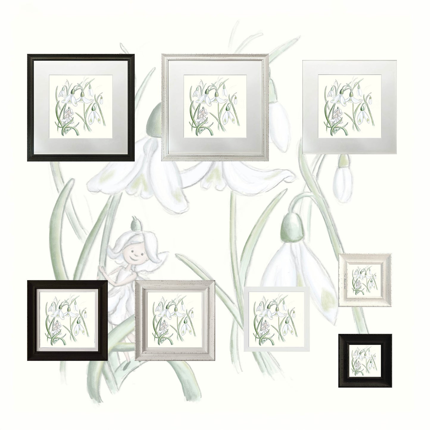 Snowdrop Fairy -Small Giclee