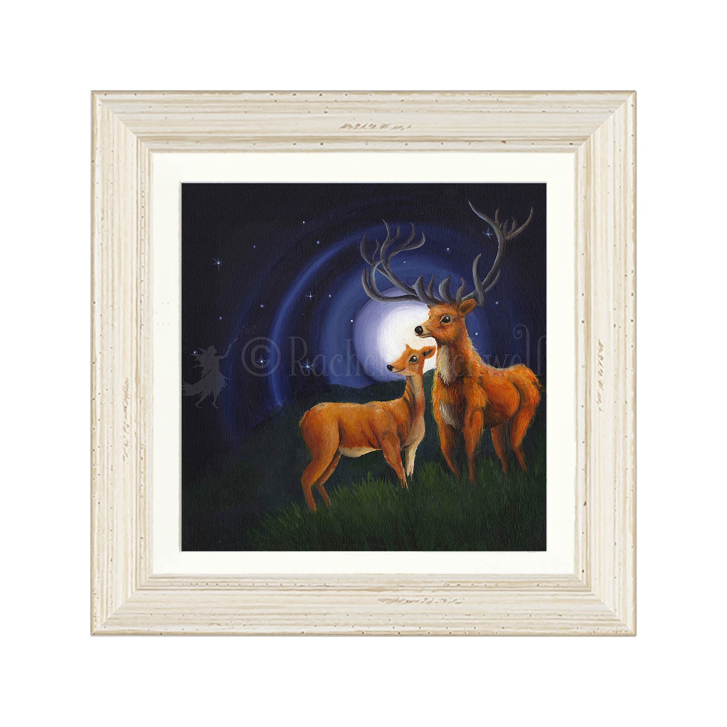 Stag and Doe -Giclee Print