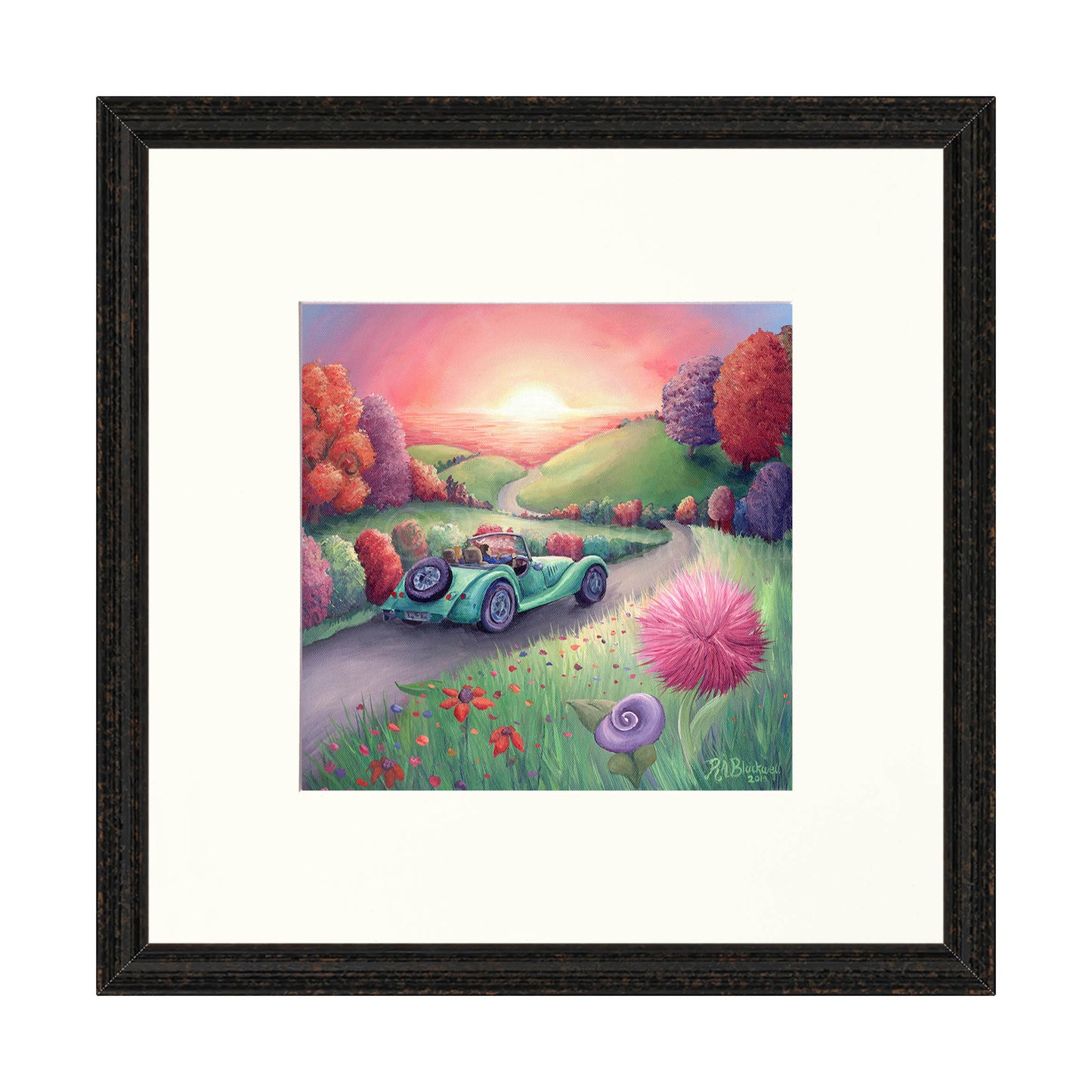 Sunset Drive -Giclee Print