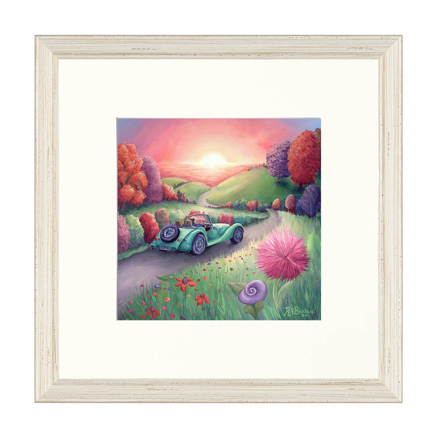 Sunset Drive -Giclee Print