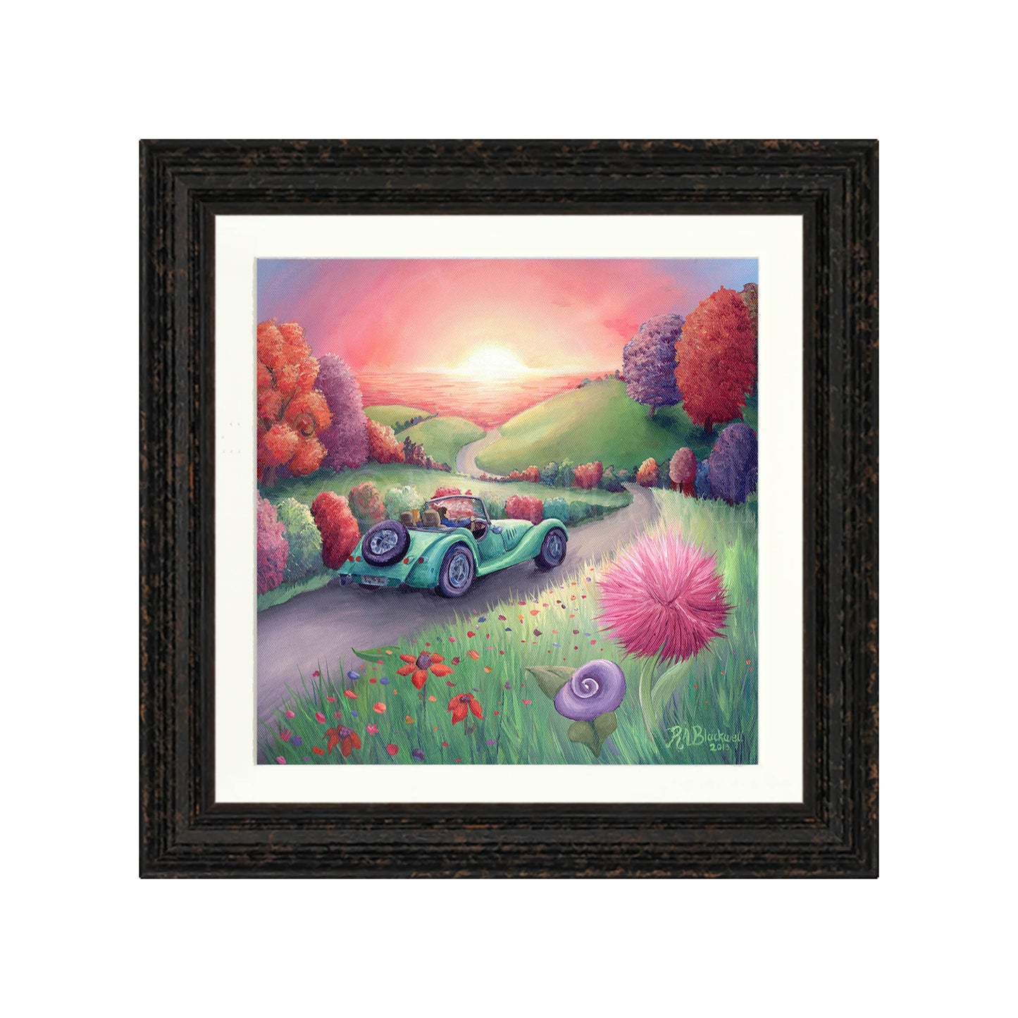 Sunset Drive -Giclee Print