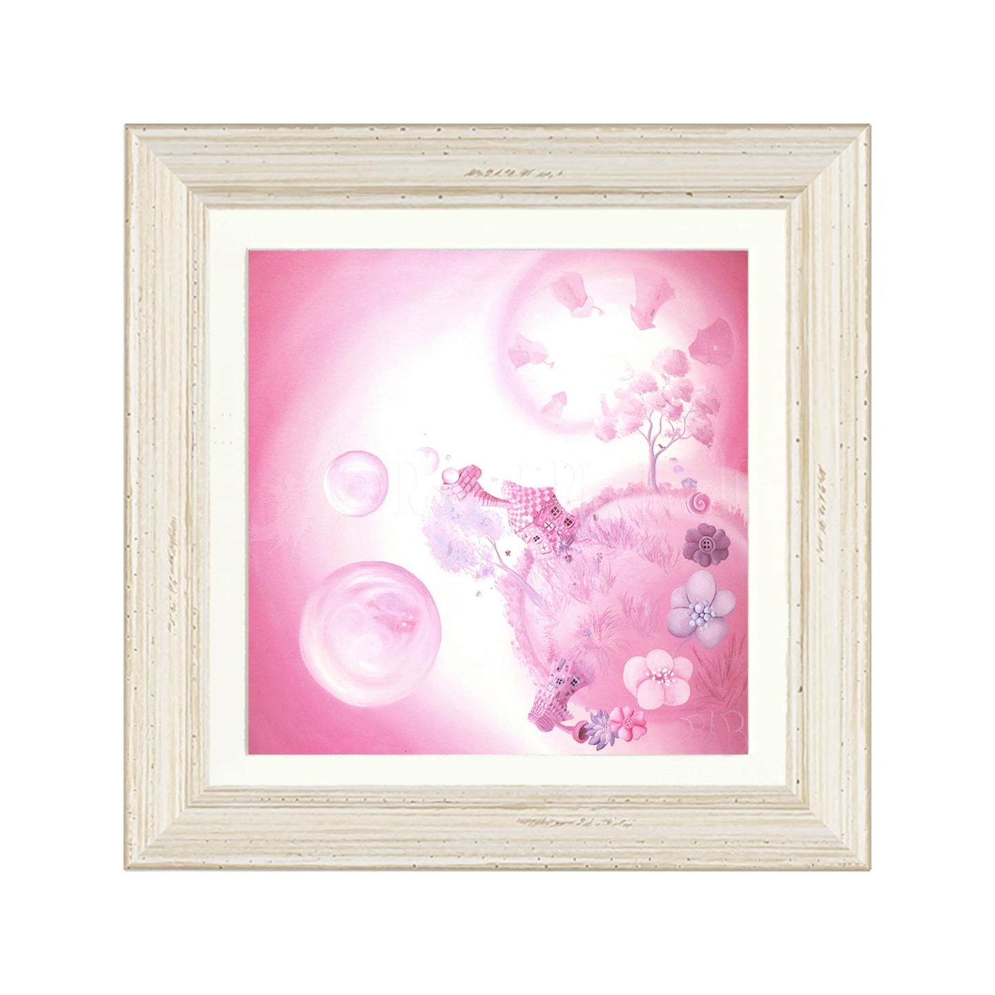 Swirly Whirly Bubble Land -Giclee Print