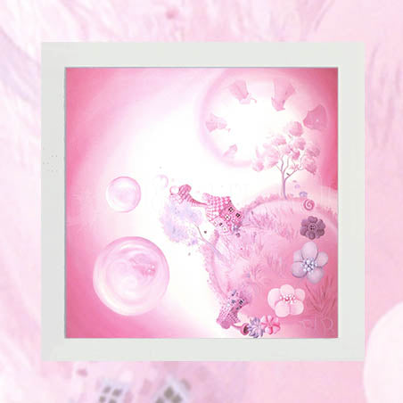 Swirly Whirly Bubble Land - Unsigned Giclee Mount