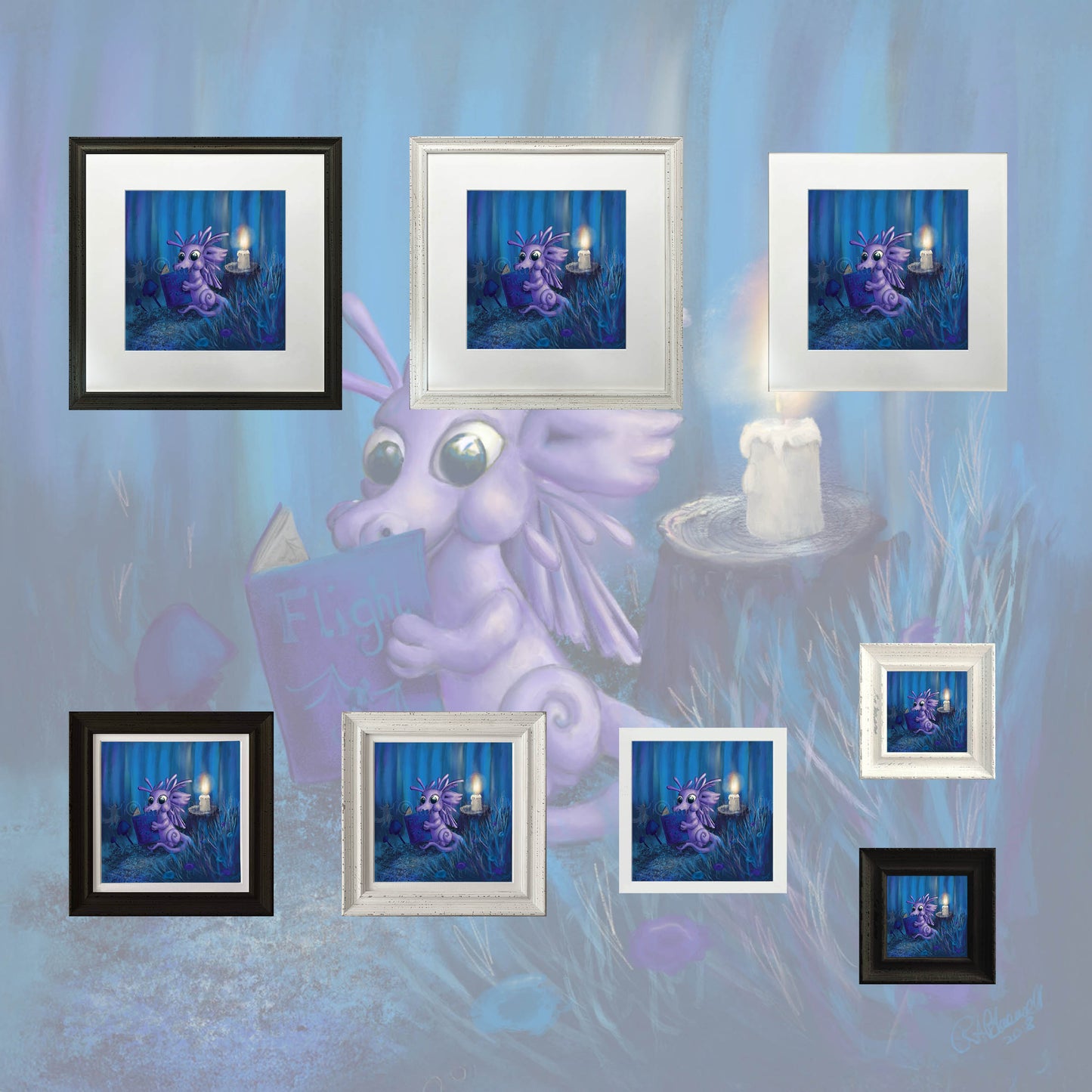 The Bookworm -Small Giclee