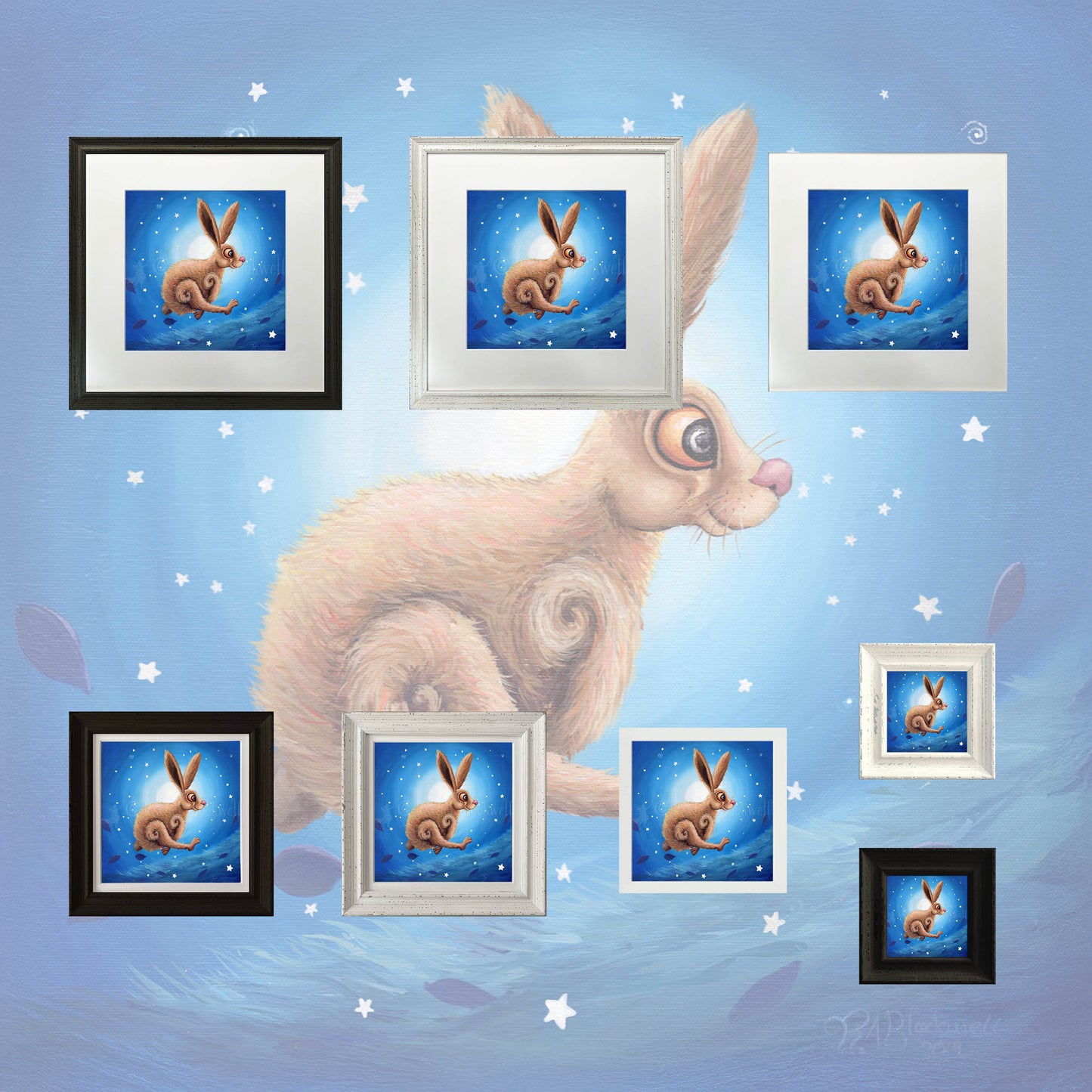 The Cosmic Runner -Small Giclee