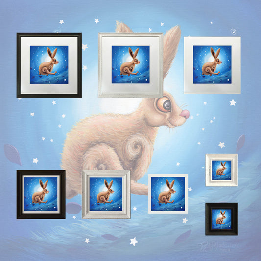 The Cosmic Runner -Giclee Print