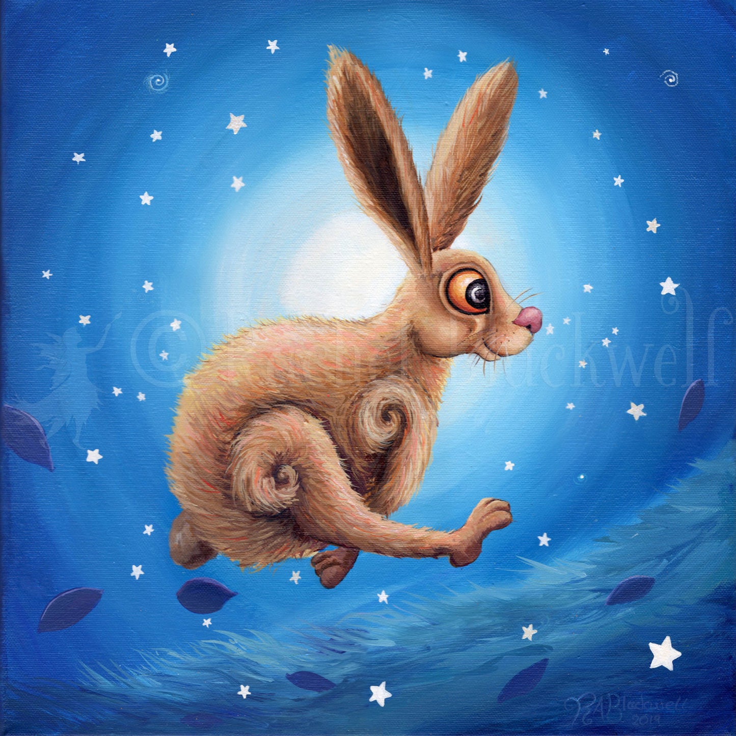 The Cosmic Runner -Giclee Print