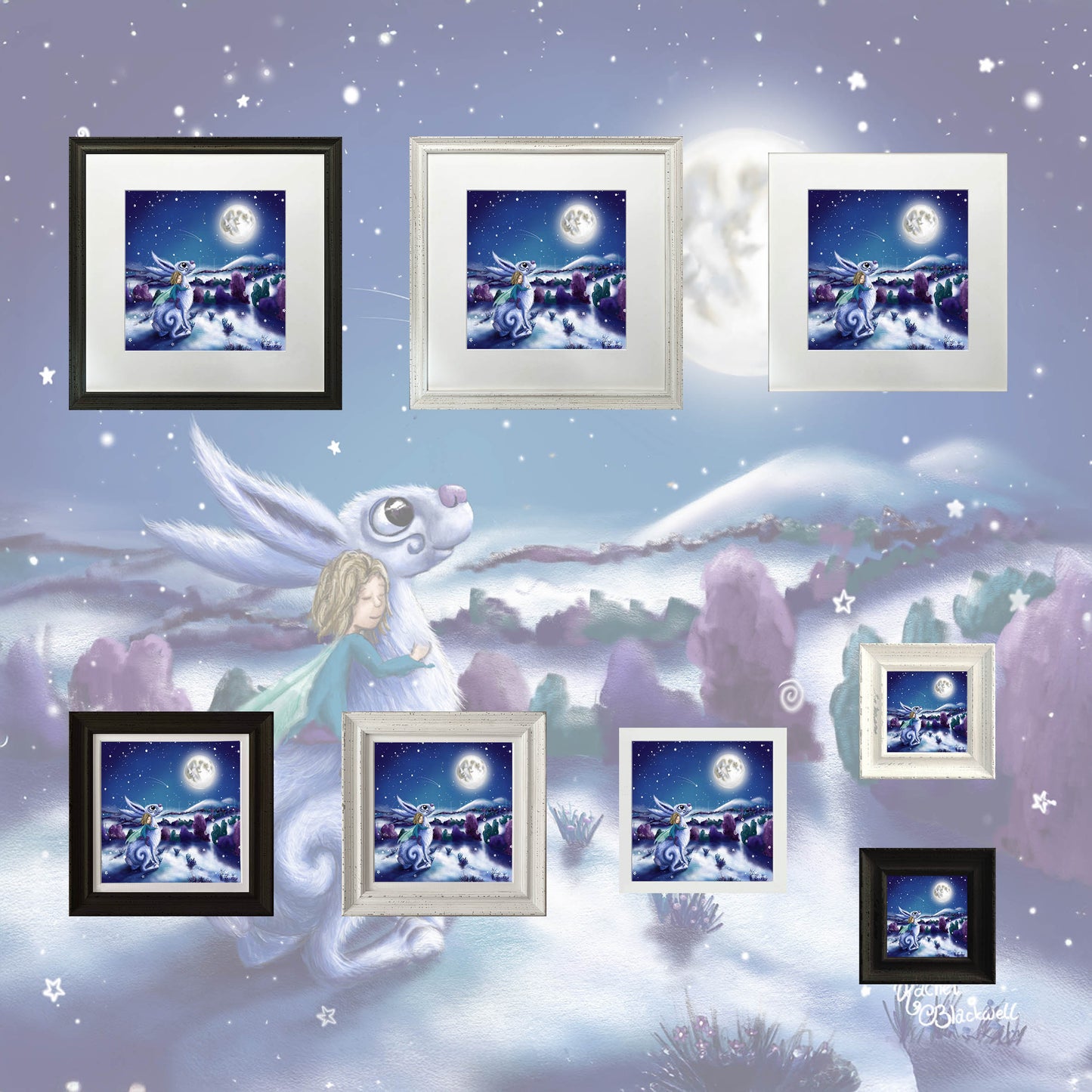 The Frosty Moon -Small Giclee