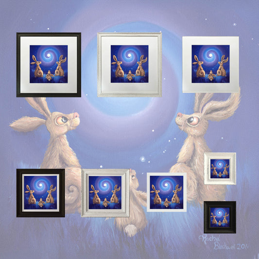 The Hare Family -Giclee Print