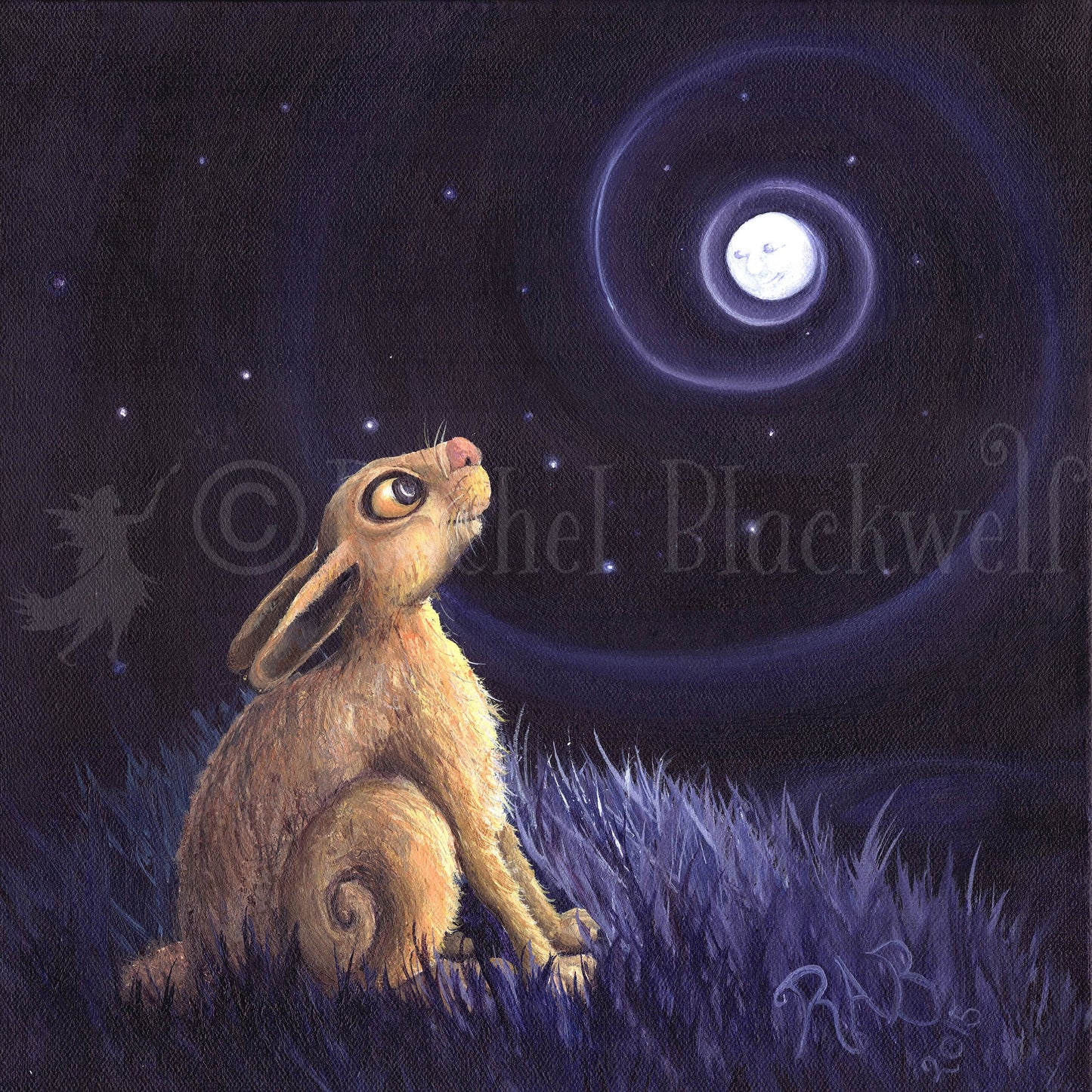The Moon Gazer -Small Giclee