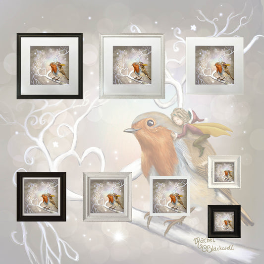 The Robin Fairy -Giclee Print