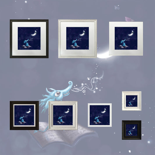Wishing on a New Moon -Giclee Print