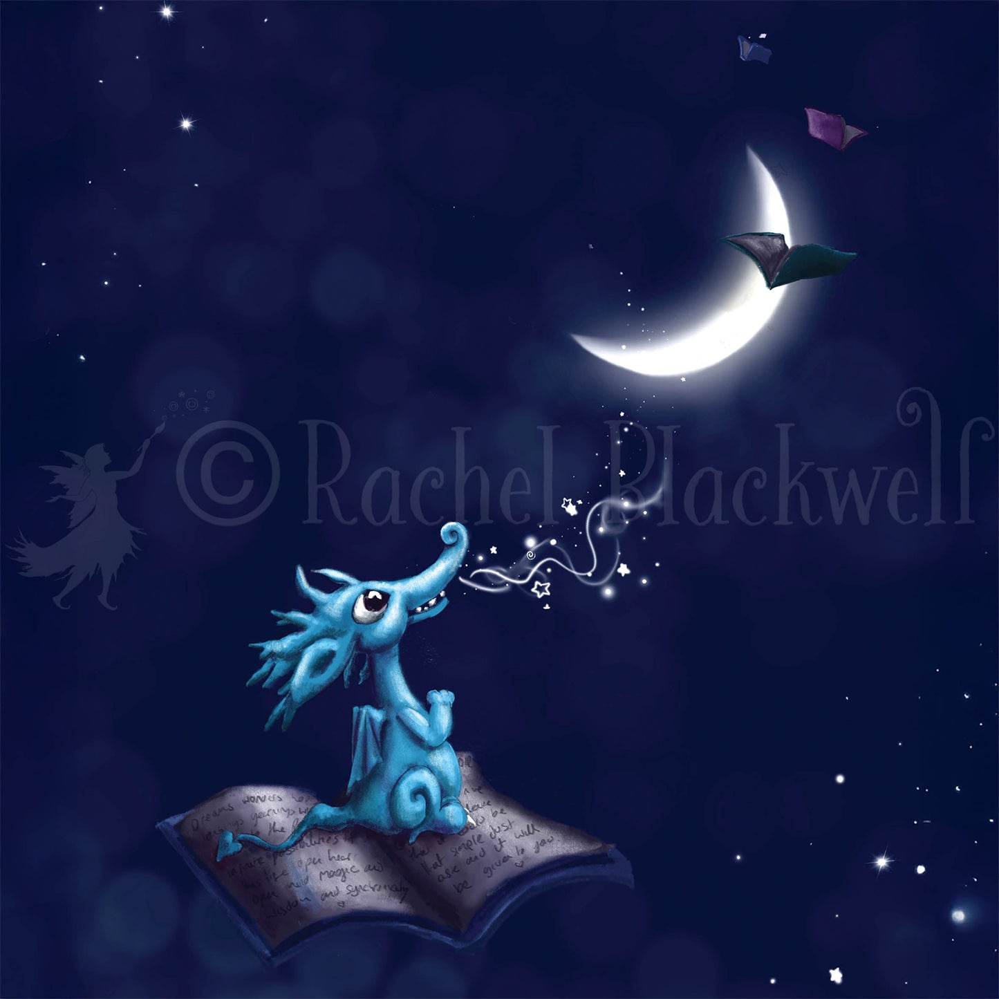 Wishing on a New Moon -Small Giclee