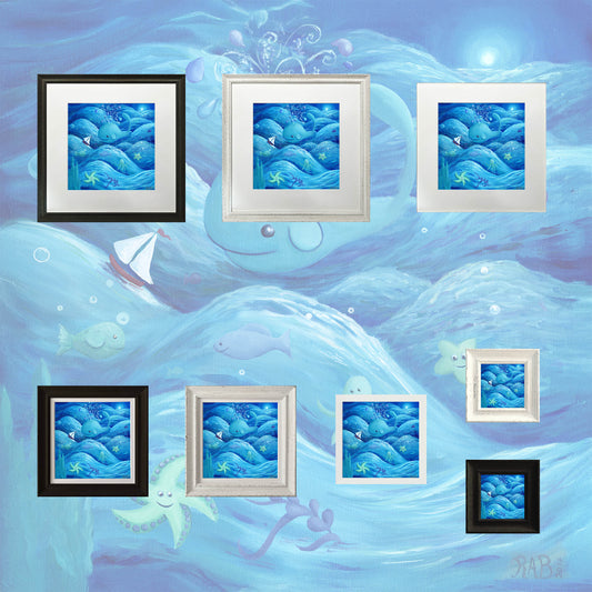 Wonder Whale -Giclee Print