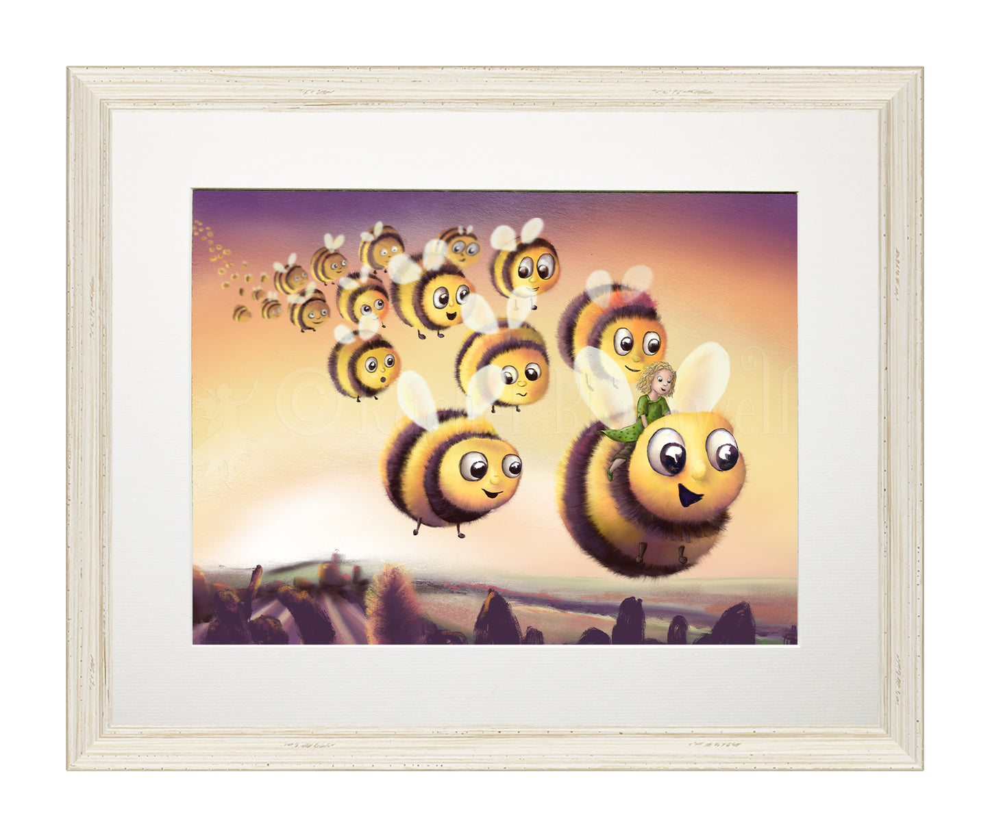 Bee Friends -Giclee Print