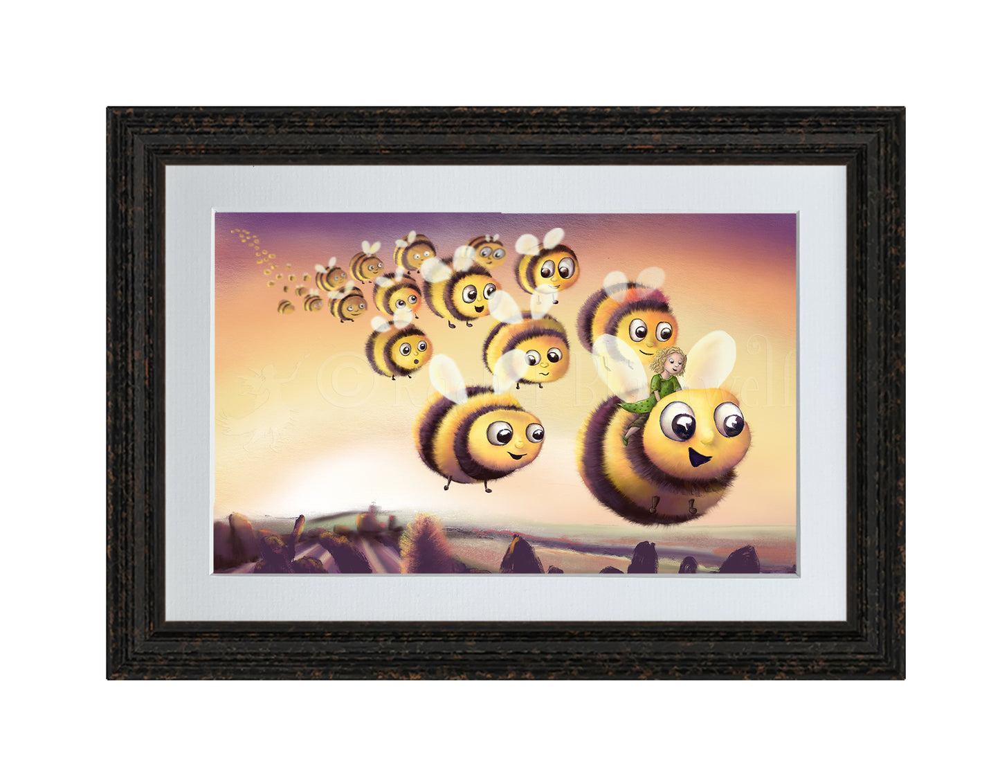 Bee Friends -Giclee Print