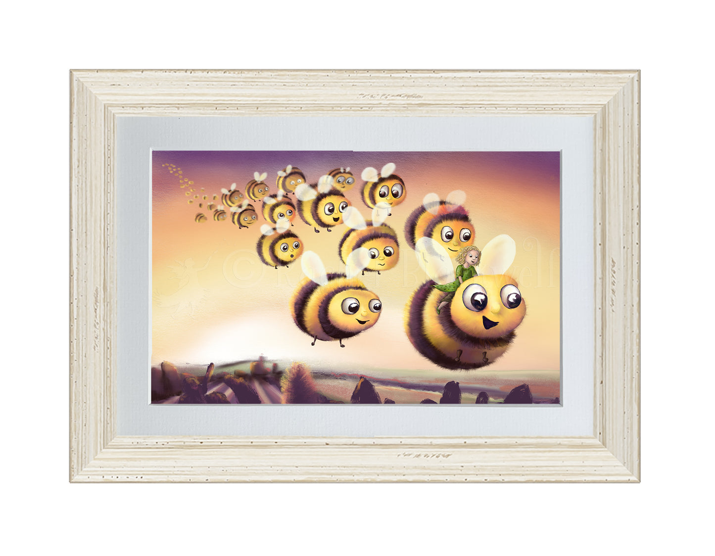 Bee Friends -Giclee Print