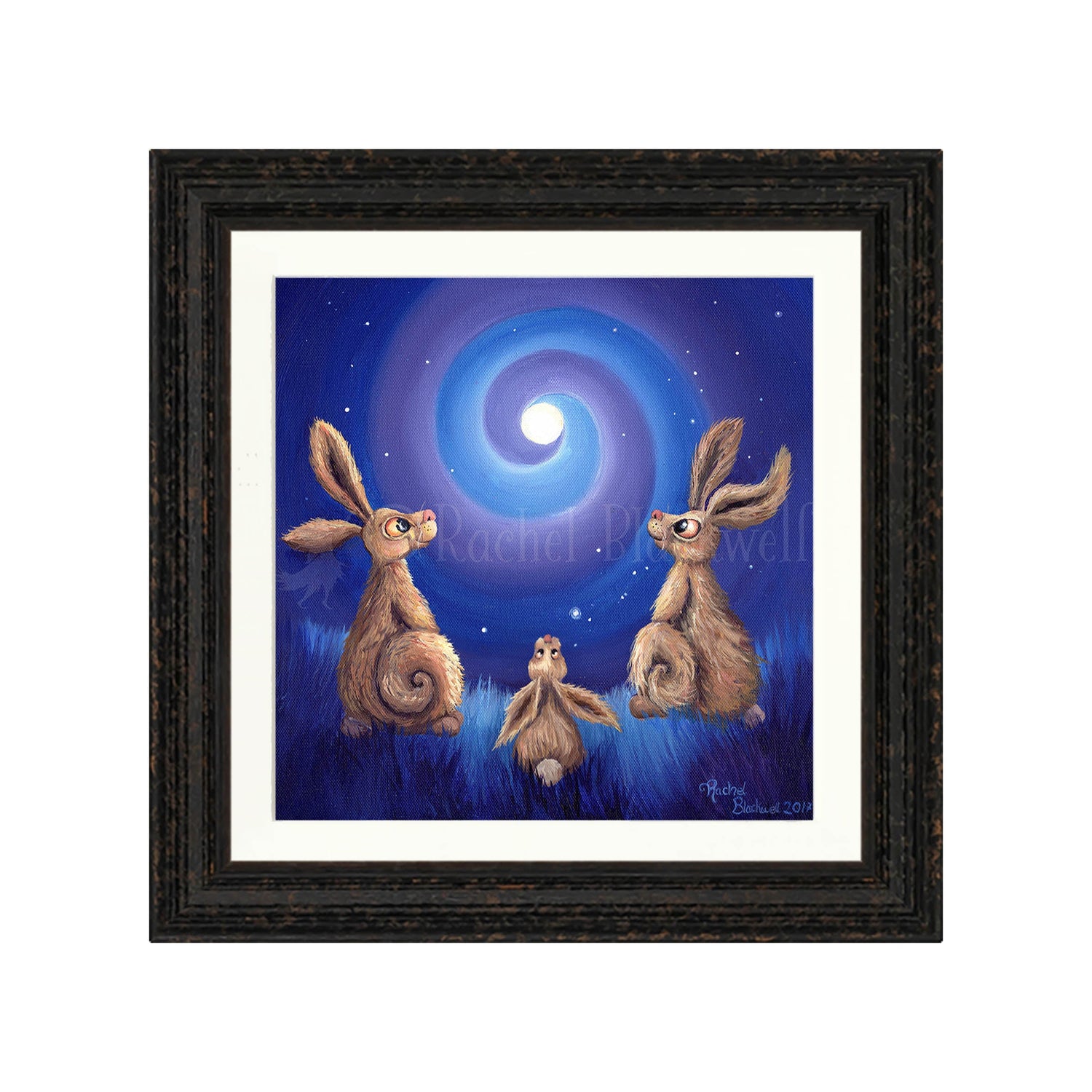 Magical Hares - print