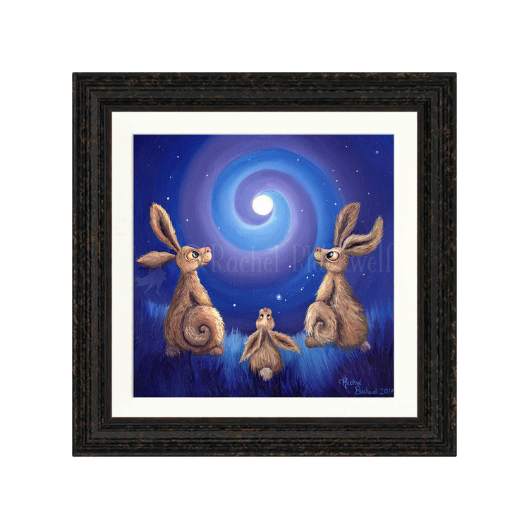 Magical Hares - print